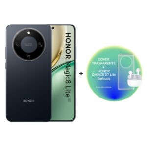 SMARTPHONE BUNDLE HONOR MAGIC 8 LITE 5G 8/256GB M BLACK DISPLAY AMOLED 6,79" + X7 LITE + TPU CASE - 0164510311 NO ALIMENTATORE
