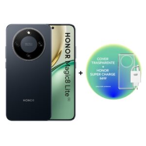 SMARTPHONE BUNDLE HONOR MAGIC 8 LITE 5G 8/512GB M BLACK DISPLAY AMOLED 6,79" + TPU CASE + CHARGER 66W - 0164530311
