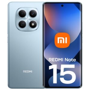 SMARTPHONE XIAOMI REDMI NOTE 15 8/256GB DISPLAY AMOLED 6,77" GLACIER BLU MZB0MOIEU NO ALIMENTATORE