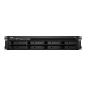 NAS RACK 2U SYNOLOGY RS1221+ 8XHDD NOHDD 3.5''/2.5'' SATA 4P 1GBe 4GB RAM CPU 4C 2.2 GHz AMD Ryzen V1500B 1X250W