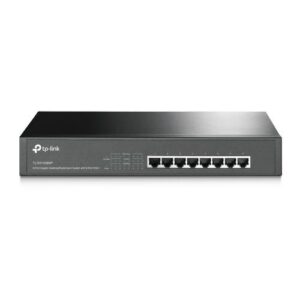 SWITCH TP-LINK TL-SG1008MP 8P 10/100/1000Mbps RJ45 POE+ 126W PoE Power, 1U 13-inch Rack-mountable
