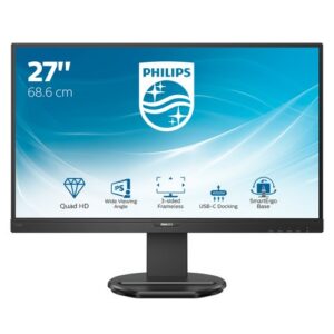 MONITOR PHILIPS LED 27"Wide 2K 276B9/00 2560x1440 4ms 350cd/m²50.000.000:1 2x2W MM Pivot RegH HDMI DP USB-C
