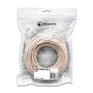 Atlantis cavo di Rete Cat 6: Cavo di rete UTP (patch cord) categoria Cat-6 Lunghezza 15m P019-LN_6-U-YA