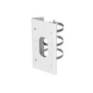 ADATTATORE DA PALO HIKVISION IN ACCIAIO BIANCO - DS-1475ZJ-SUS