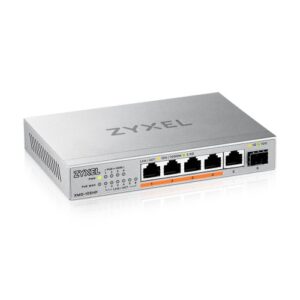 XMG-105HP - Switch Unmanaged, 5 Porte 2.5GbE PoE (erogazione fino a 70W), 1 porta 10GbE SFP+, Desktop / XMG-105HP-EU0101F