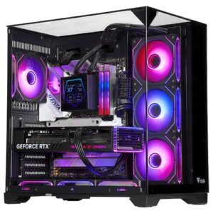 CASE ITEK TOWER "DARK CAVE PANO" GAMING  2*USB3,1*USB-C 4*12cm fan ARGB, Temp Glass Top,  Side & Front Panel, -  ITGCADCPAB