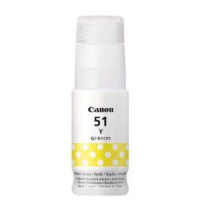 INK CANON GI-51 Y GIALLO Flacone da 70ml 7.700PP x PIXMA G1520 G2520 G2560 G3520 G3560