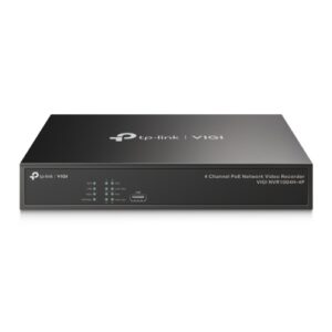 NVR TP-LINK VIGI NVR1004H-4P 4 CANALI PoE Video Recorder 53W PoE Budget