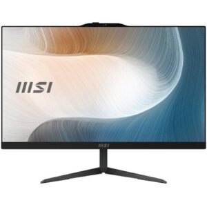 ALL IN ONE MSI Modern AM242 1M-1242IT 23,8" Intel Core 3 100U 8GB SSD256GB Tastiera Mouse W11P Nero