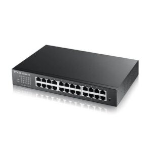 GS-1900-24E v3 - Switch Web Managed 24 porte Gigabit - Supporto IPv6, VLAN - Design senza ventole, Desktop/Rack