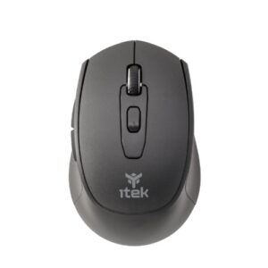 MOUSE ITEK WIRELESS "W24B" Wireless 2.4G & Bluetooth, Ottico, 1600 DPI, 6 Tasti Silent Switch, Ergonomico - ITMOCLKW24B
