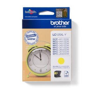 INK BROTHER LC-125XLY Giallo 1200PP X MFC-J4410DW MFC-J4510DW MFC-J4610DW MFC-J4710DW MFC-J6920DW MFC-J6520DW