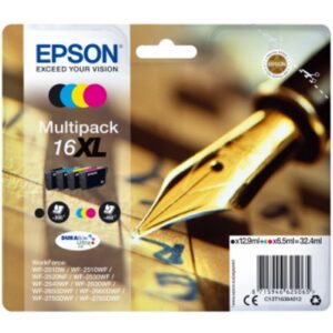 MULTIPACK EPSON 16XL 4C C13T16364012 Penna/Cruciverba WF-2010 2510 2520 2530 2540 2630 2650D 2660 2760 2750
