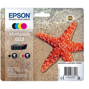 MULTIPACK EPSON 603 4C C13T03U64010 Stella Marina x WF-2820DWF WF-2840DWF WF-2870DWF XP-2150 XP-3150 XP-4150