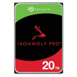 HD SEAGATE IRON WOLF PRO 20TB SATA3 3.5" 7200 RPM  256mb cache 24x7 - NAS HDD - ST20000NT001 - Gar. 5 anni