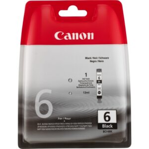 INK CANON BCI-6BK Nero 13ML I9950 IP4000 IP4000R IP5000 IP6000D IP8500 MP750 MP760 MP780