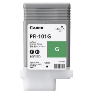 SERBATOIO CANON INCH. GREEN PFI-101G SINGOLO (130ml) 0890B001 x iPF 5000 / 6000S