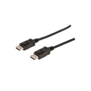 CAVO DIGITUS DISPLAYPORT 1.2 TO DP, M/M, 2MT, 4K, NERO, AK340100020S