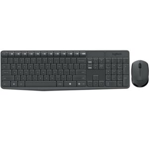 TASTIERA LOGITECH + MOUSE "Wireless MK235" wireless affidabile fino a 10 metri