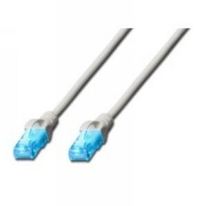 CAVO RETE DIGITUS CAT.5E UTP GRIGIO NON SCHERMATO 50cm