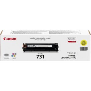 TONER CANON 731Y Giallo 1500PP x LBP7100CN LBP7100CW LBP7110CW MF8280Cw MF8230Cn MF628Cw MF623Cn