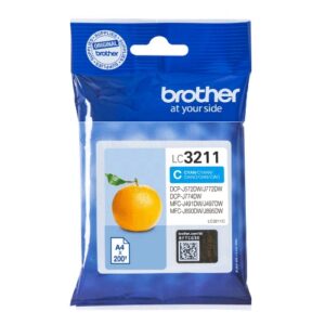 INK BROTHER LC-3211C ciano 200PP X DCP-J572DW MFC-J491DW MFC-J890DW