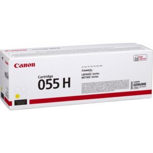 TONER CANON 055 H Y Giallo 5900PP x LBP664Cx LBP663Cdw MF746Cx MF744Cdw MF742Cdw