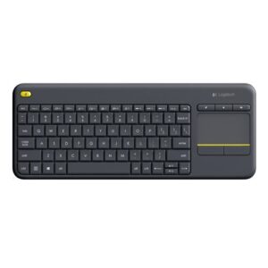 TASTIERA LOGITECH "WIRELESS TOUCH K400 UNIFYING" Compatibile con Windows 10 NERA - 920-007135