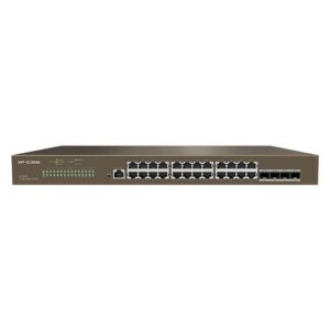 SWITCH IP-COM G5328F 24P GIGABIT+4P SFP 1P Console, L3 Cloud Managed