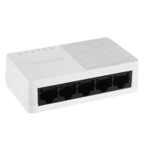 SWITCH HIKVISION 5P LAN DESKTOP 10/100M RJ45 CASE PLASTICA DS-3E0105D-O