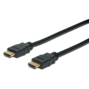 CAVO DIGITUS HDMI TO HDMI, M/M, 1MT, CONNETTORI DORATI, NERO, AK330107010S