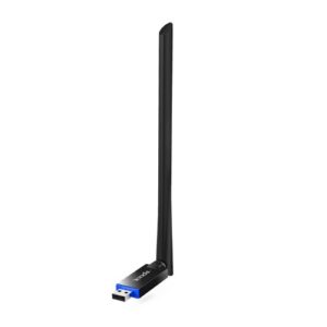 ADATTATORE WIRELESS TENDA U10 AC650 Dual-band Wireless USB Adapter-velocità wireless di 5GHz,antenna esterna 6dBi e di supporto