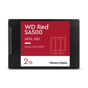 SSD WD  2TB RED 2.5" SA500 - NAS SATA SSD - Read:530MB/S-Write:560MB/S WDS200T2R0A-68CKB0