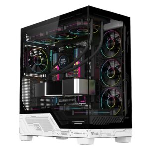 CASE ITEK M.TOWER "NEBRALUX 01 - Gaming  Tower, ATX, 4x12cm ARGB fan,  2xUSB3, Type-C, Darker Temp Glass Side - ITGCANL01