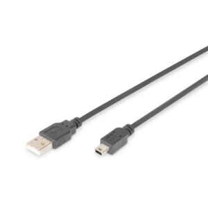 CAVO DIGITUS USB 2.0 A TO USB MINI B, M-M, 1,8MT, NERO, LP7121