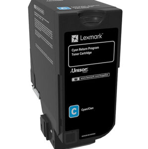 LEXMARK 74C20C0 TONER C RTN 3K 74C20C0 - CS720DE / CS/CX725 - 3K