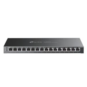 SWITCH TP-LINK JetStream 16-Port Gigabit Smart Switch with 8-Port PoE+, 8× Gigabit PoE+ Ports, 802.3af/at -SG2016P