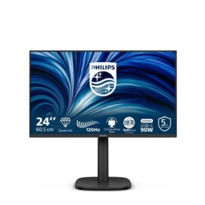 MONITOR PHILIPS LED 23.8" 24B2U3601/00 IPS 2560x1440 120HZ 4ms 350cd/m² 1500:1 2x2W MM Reg.H PIVOT HDMI DP RJ45 USB-C DOCKING