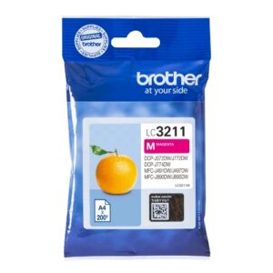 INK BROTHER LC-3211M magenta 200PP X DCP-J572DW MFC-J491DW MFC-J890DW