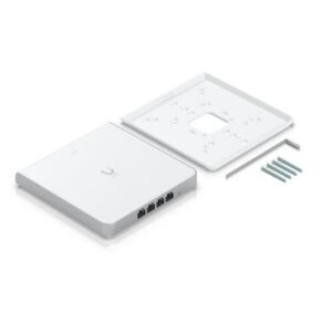 UBIQUITI ACCESS POINT U6 Enterprise In-Wall WIRELESS UNIFI  3P RJ45 2.5 GbE WIFI 6E  4X4 MIMO 600+ Client - U6-Enterprise-IW