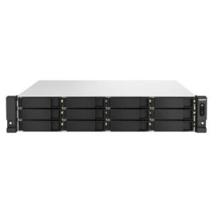 NAS RACK 2U QNAP TS-h1887XU-RP-E2336-32G 18BAY (12+6) 2x2.5GBE 2x10GBE BaseT 4xUSB 3.2 RAM 32GB DDR4 INTEL XEON E-2336 6C 2X550W