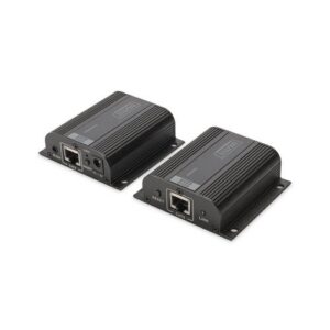 EXTENDER DIGITUS HDMI CON CAVO DI RETE FINO A 50 METRI (1080P) Funziona anche con cavo di rete CAT6/CAT6A/CAT7, NERO-DS551001