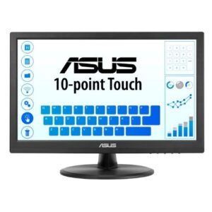 MONITOR ASUS TOUCH SCREEN LED 15.6" Wide VT169HE IPS 1920x1080 5ms 220cd/m² 1.000:1 VGA HDMI 10punti multitouch