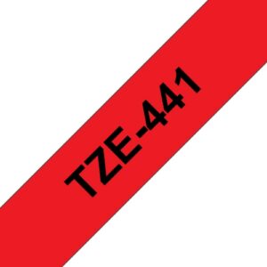 BROTHER TZE441 NASTRO TZ NERO / ROSSO#