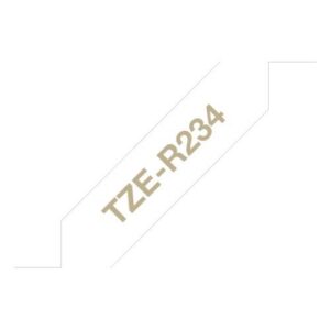 BROTHER TZER234 NASTRO ORO / BIANCO