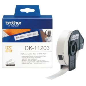 ETICHETTE BROTHER DK-11203 CONF.300PZ ADESIVE 17x87mm X QL-500 QL-550 QL-560 QL-570 QL-700 QL-710W QL-800 QL-810W
