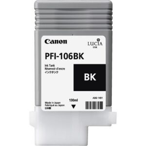 SERBATOIO INCH. NERO PFI-106BK SINGOLO (130ml) x serie IPF 6xx0 iPF 6400SE