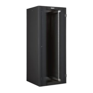 ARMADIO RACK DA PAVIMENTO LEGRAND 24U 1226X600X600 PORTA IN VETRO  2 MONTANTI ANTERIORI RAL 7016