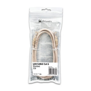 Atlantis cavo di Rete Cat 6: Cavo di rete FTP (patch cord) categoria Cat-6 Lunghezza 2m P019-LN_6-F-2A