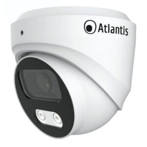 VIDEOCAMERA ATLANTIS ULTRAPLEX A11-U827S-DP IP PoE Dome 8Mpx 3840x2160 25fpsH.264/265 1/2.8"CMOS 2xIR Array led 10m